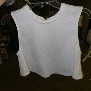 White Crop Top